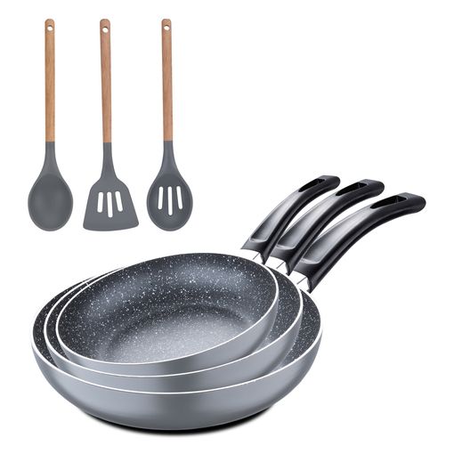 Set Sartenes 16,20,24cm Aluminio, Inducción San Ignacio,set Utensilios con  Ofertas en Carrefour