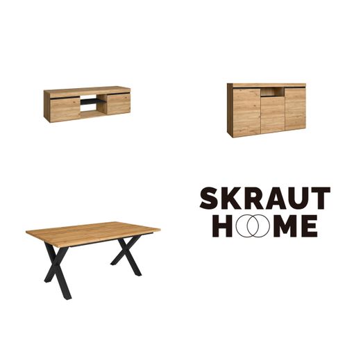 Skraut Home - Muebles de Salón para TV - Conjunto de muebles