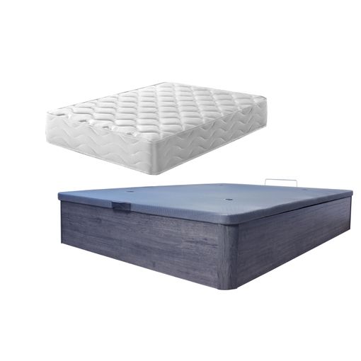 Pack Colchon + Canape Abatible Descansin, 135 X 190, Beis, Maxima  Comodidad, Gran Almacenaje con Ofertas en Carrefour