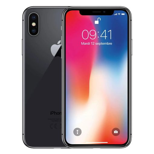 Apple iPhone X 64GB Gris espacial Renewd (Reacondicionado A++) - Smartphone