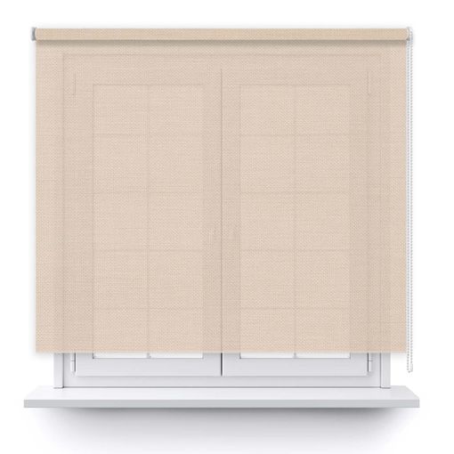 Basic Cortina lino 140x280 cm Blanco