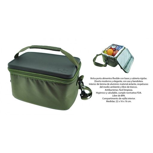 BOLSA TERMICA PORTA ALIMENTOS - 15L - FLEXIBLE - JATA