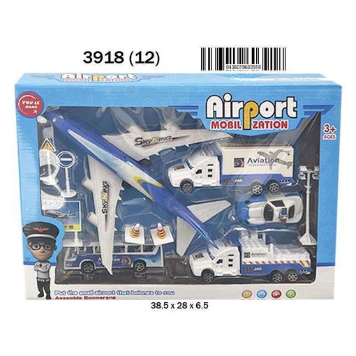 Caja Aeropuerto Vehiculos Y Accesorios 38,5x28x6,5 Cm (rama - 3918)