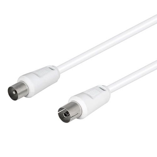 Bematik - Cable Coaxial Antena Tv 75 Ohms (2.5m/blanco) Tt07300