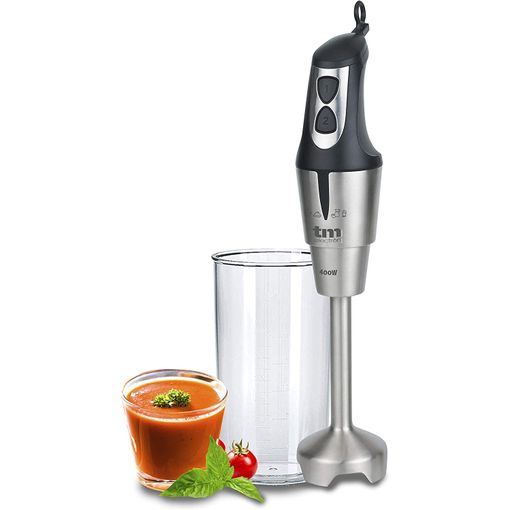 Batidora De Mano Con Vaso - Inox - 1000w con Ofertas en Carrefour