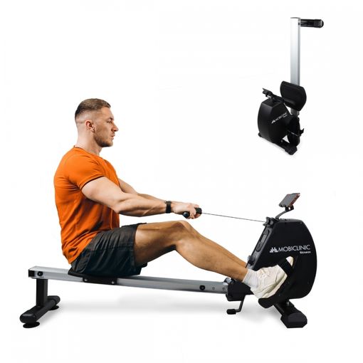 Máquina De Remo Rowfit Mobiclinic Plegable Volante De Inercia 6 Kg 8  Niveles De Resistencia 120 Kg Negro con Ofertas en Carrefour