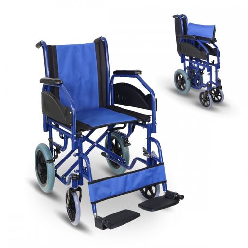 Silla Orinal, Con Tapa, Reposapiés Abatibles, Reposabrazos Extraíbles, Ruedas, Azul, Barco, Mobiclinic con Ofertas en Carrefour