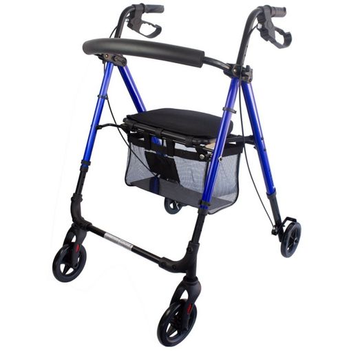 Andador Para Ancianos Mobiclinic Andador Adultos Aluminio Ligero Plegable  Con Asiento Y 2 Ruedas Capitel Gris con Ofertas en Carrefour