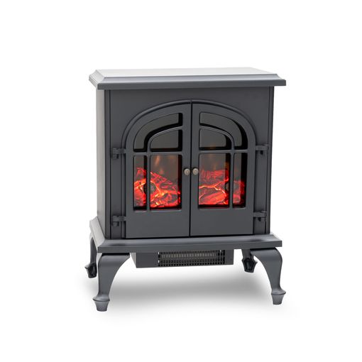 Estufa Eléctrica 2000w Niklas Vulcano 47x31x64 Cm Con Simulación De Fuego  con Ofertas en Carrefour