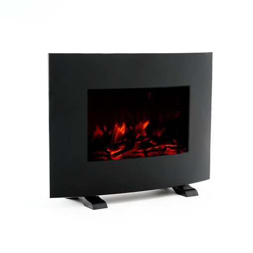 Chimenea Eléctrica De Pared 2000w Kekai Iowa 55x22x43 Cm Con Simulación De  Fuego Negra Mando Incluido Para Interior con Ofertas en Carrefour