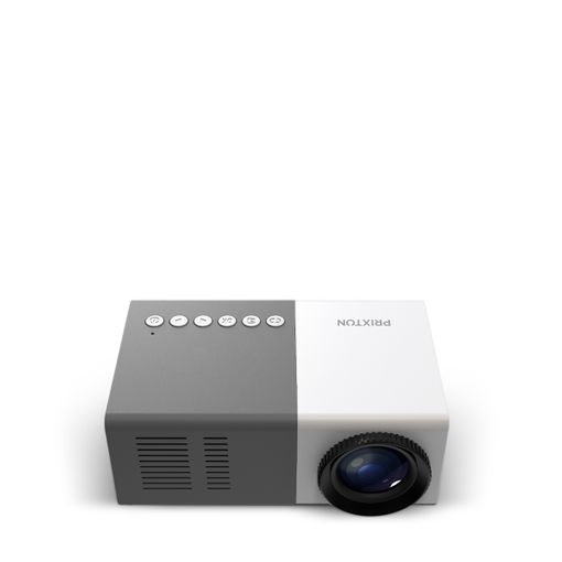 calibre amanecer Extra Proyector Cinema Mini Prixton 900 Lúmenes - Qvga - Led - Gris con Ofertas  en Carrefour | Ofertas Carrefour Online