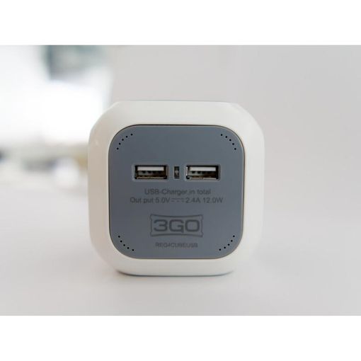 Regleta Enchufes Cubo Power Cube Power Cube Blanco con Ofertas en Carrefour