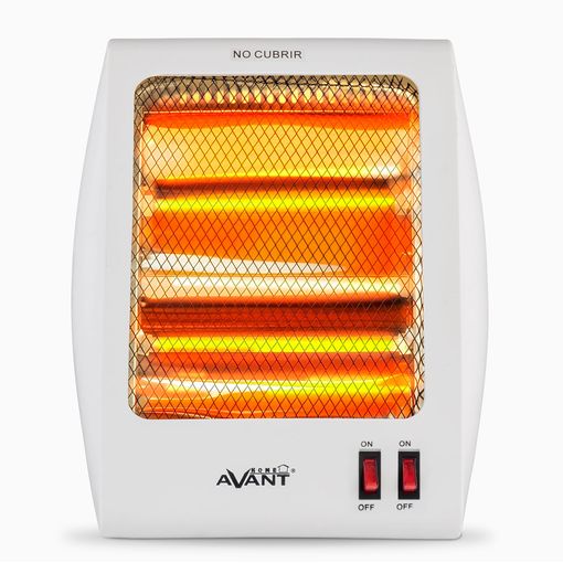 Avant AV7585 - Estufa Eléctrica De Cuarzo Con 2 Tubos, 800w. 2 Niveles De  Potencia: 400 W - 800 W. Interruptor Antivuelco, Protección Térmica. Color  Gris con Ofertas en Carrefour