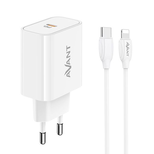 Cargador Carga Rapida 20W + Cable Lightning para iPhone