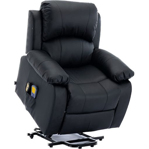 Sillon De Oficina Elevable Y Reclinable Nixon Tapizado Negro con Ofertas en  Carrefour