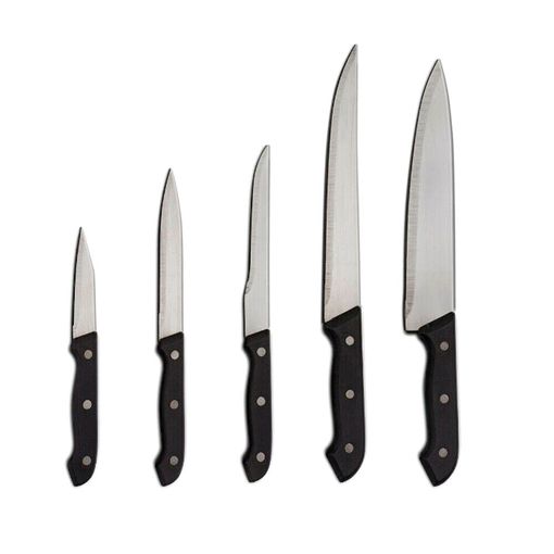 Fagor Couper Juego 7 Cuchillos Cocina Profesional, Hoja Acero