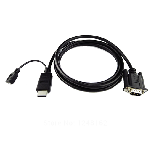 Conversor Cable Adaptador De Hdmi Macho A Vga Hembra - Hdmi To Vga 1080p  Negro con Ofertas en Carrefour