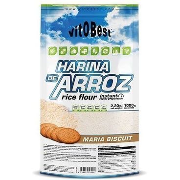 Harina de arroz Carrefour sin gluten 500 g.