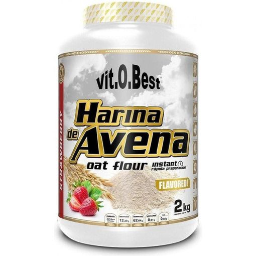 Vitobest Harina De Avena 2 Kg - Oat Flour / Rápida Preparación, Ideal Para Recetas Fitness A Combinar Con Sabores