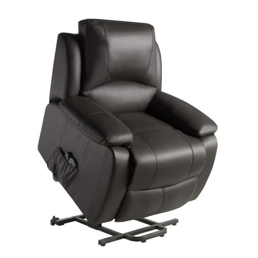 Sillón De Masaje En Piel De Vacuno Ecode Marrón