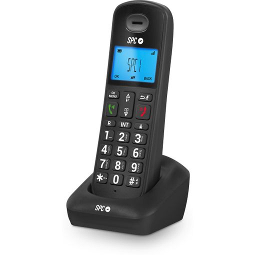 Spc Air Pro Dúo - Teléfonos Inalámbricos Pantalla Iluminada, Manos Libres,  Modo Eco, Negro con Ofertas en Carrefour