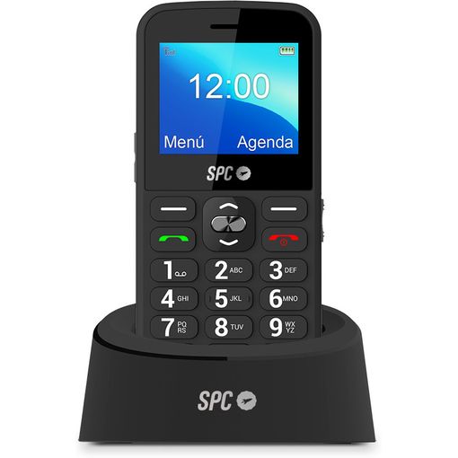 TELEFONO MOVIL SENIOR TAPA CON WHATSAPP SPC JASPER 2 LTE NEGRO