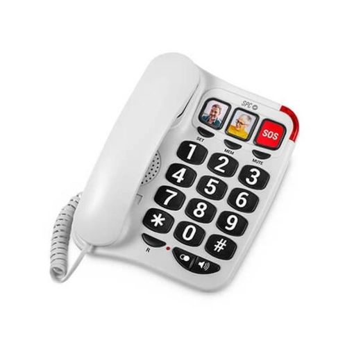 TELEFONO FIJO SOBREMESA SPC TELECOM COMFORT 3293B BLANCO – Movil & Tablet