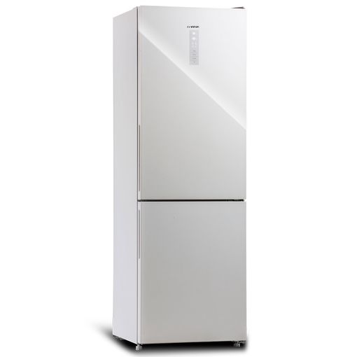 Frigorífico Combi Infiniton Fgc-217gw - Puerta Cristal Blanco, 2 Metros,  351 Litros, A++, Inverter, No Frost Total