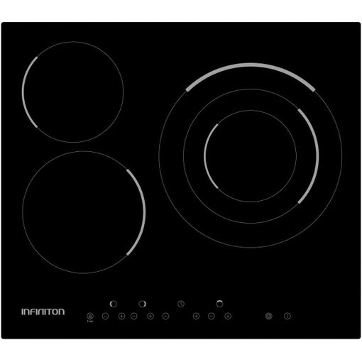 Placa Vitroceramica Vit3f30d Infiniton (ancho 60cm, 3 Fuegos, Deteccion De  Olla, Control Tactil, Función Boost, 9 Niveles De Potencia) con Ofertas en  Carrefour