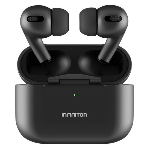 Auriculares Inalámbricos Infiniton Be-60 - Negros, Bluetooth 5.0,  Cancelación Ruido