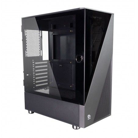 Caja Atx Gaming Cygnus de cristal templado