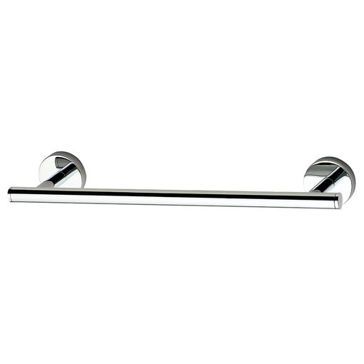 Kibath Toallero sin taladros para mueble de baño. Fabricado en Acero Inox.  Acabado cromo brillo. Largo 29cm. No necesitas hacer agujeros.