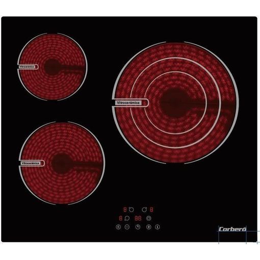 Placa inducción Infiniton IND-3TPA 3 zonas 60cm