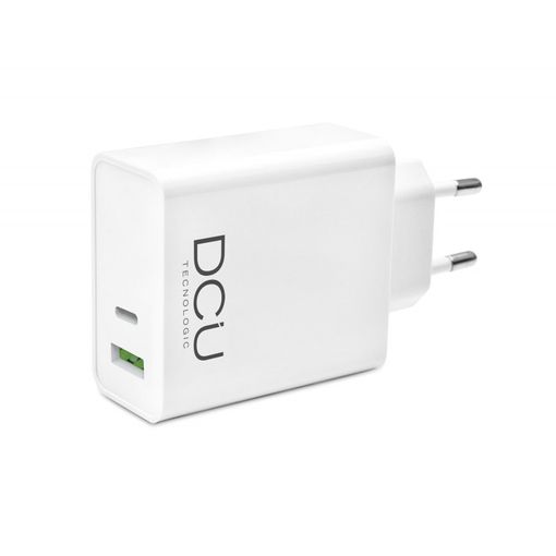 Cargador Doble USB 2.1A con Smart IC + Cable USB-C, Swissten