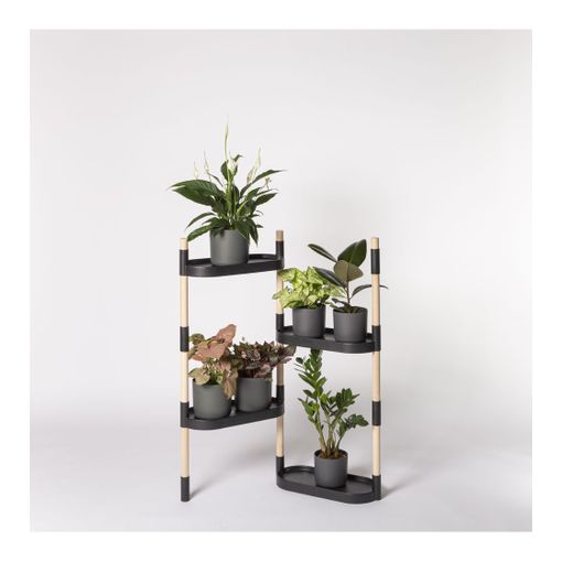 Estantería Para Plantas 3 Niveles De Metal 95x63x72 Cm-outsunny.negro con  Ofertas en Carrefour