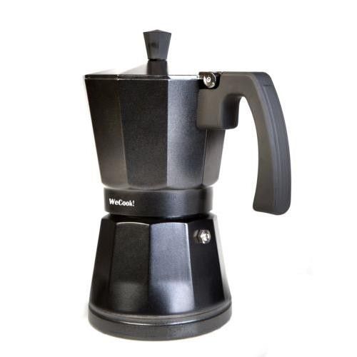 Cafetera Bialetti Inducción Negra 6 Tazas