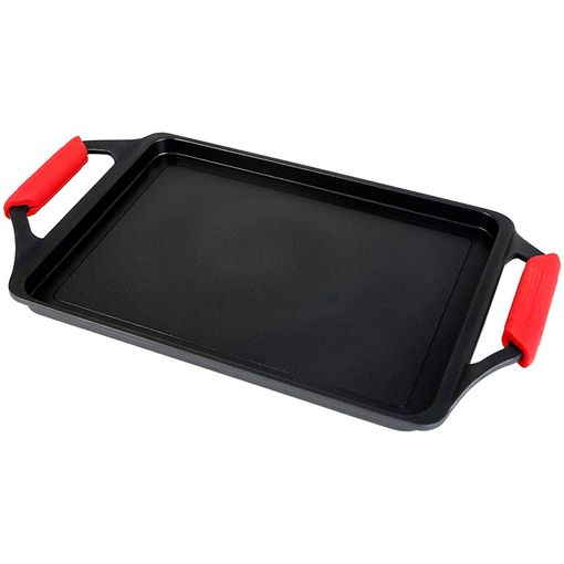 Bandeja Asadora Inducción 43 X 25cm, Antiadherente Sin Pfoa, Aluminio  Fundido, Vitrocerámica Negro Wecook Ecostone con Ofertas en Carrefour