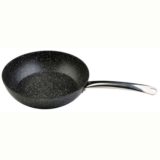 Sartén Honda 26 Cm Inducción, Aluminio Forjado, Antiadherente Ecológico Sin  Pfoa, Vitrocerámica Negro Wecook Granite con Ofertas en Carrefour