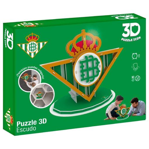 Puzzle Escudo 3d Real Betis Balompié