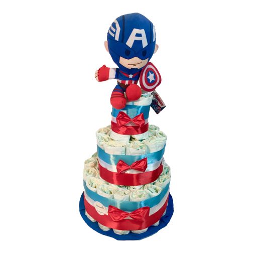 Tarta De Pañales Dodot Avengers Capitán América con Ofertas en Carrefour |  Las mejores ofertas de Carrefour