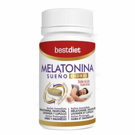 Complemento alimenticio con melatonina. La melatonina contribuye a  disminuir el tiempo necesario para conciliar el sueño — Farmacia Castellanos