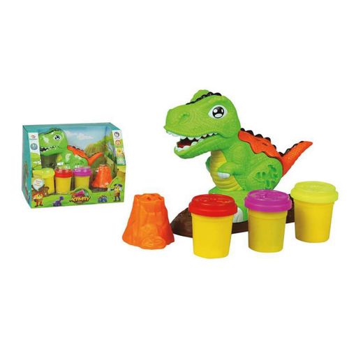 Set Plastilina Neón De Dinosaurios Softee Dough con Ofertas en Carrefour