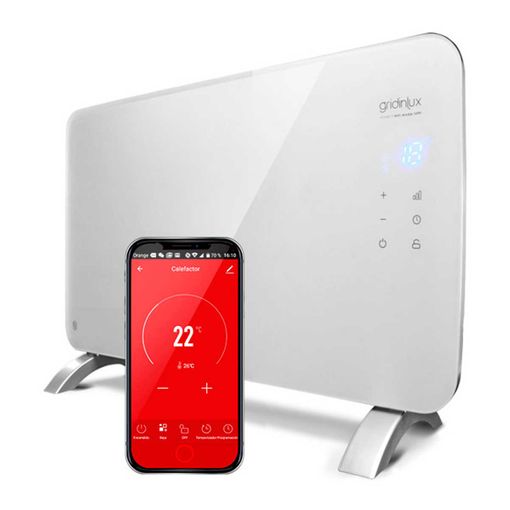 Radiador Eléctrico Wifi 1500w, Radiador Eléctrico Bajo Consumo, Emisor  Térmico, Convector, Panel Calefactor Bajo Consumo con Ofertas en  Carrefour