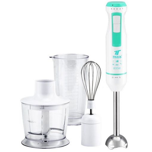 SET BATIDORA DE MANO 800W (500ML PICADOR + 700ML VASO + BATIDOR