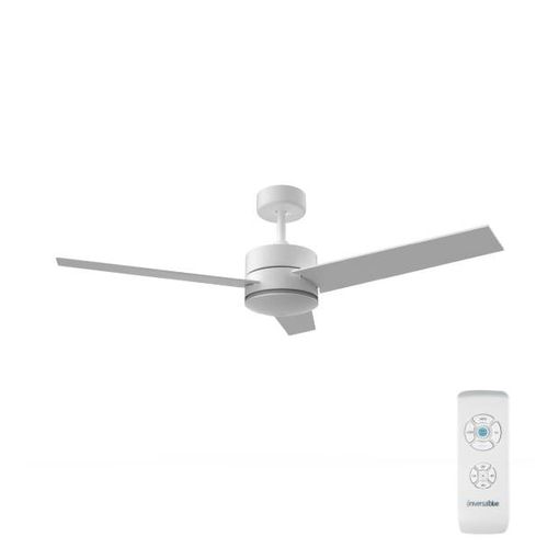 Ventilador De Techo Blanco-madera, Silencioso Y Mando A Distancia, Luz  Led con Ofertas en Carrefour