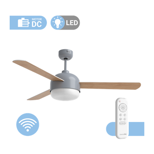 Ventilador De Techo Con Luz, Wifi, Mando A Distancia Y App, Universal  Blue con Ofertas en Carrefour