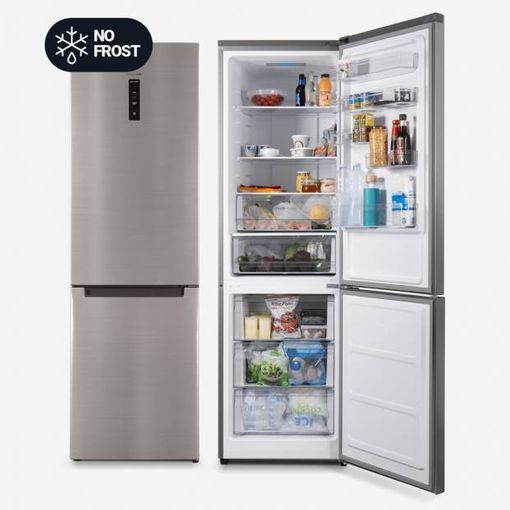 UNIVERSALBLUE Frigorífico Inox 1 Puerta No frost 185 cm