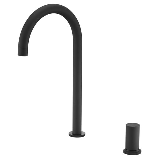 Grifo de cocina monomando con osmosis negro mate Capri Imex GOS002/NG -  MARCA MICE / IMEX