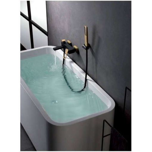 Grifo Lavabo Negro Oro Rosa Suecia Imex Bdc032-1nor - Marca Mice / Imex con  Ofertas en Carrefour