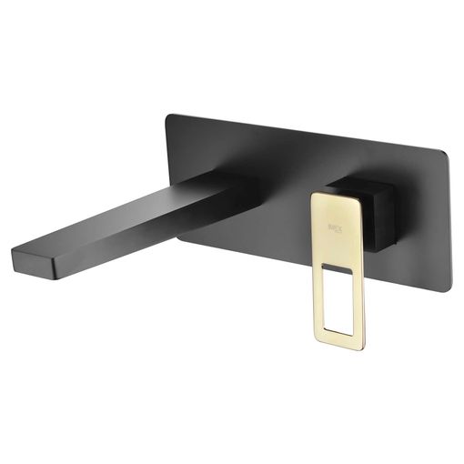 Grifo De Pared Para Bañera Negro Oro Suecia Imex Bdc032-7ngold